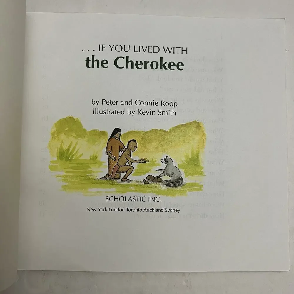 If You Lived With the Cherokee and If You Lived with the Sioux Indians Set of 2